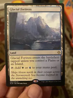 Magic the Gathering MTG Glacial Fortress (255) Ixalan LP - Image 3