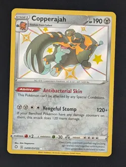 Copperajah SV091/SV122 Shiny Holo Rare Pokemon TCG Shining Fates: Shiny Vault NM - Image 1
