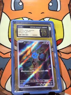 Bronzor Art Rare Japanese Pokemon Wild Force 074/071 CGC Pristine 10 - Image 1