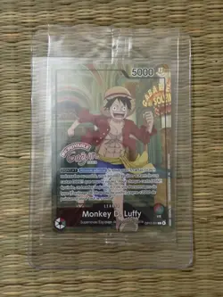 Carte One Piece TCG – Monkey D. Luffy OP13-001 – Musee Grevin Paris Exclusive Pr - Image 1