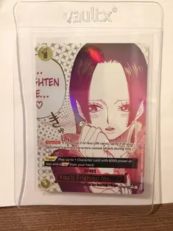 One Piece TCG- Op14-118 You'll Frighten Me... (manga Event Alternate Art) CLEAN! - Image 1