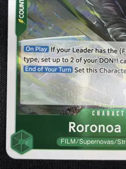 Roronoa Zoro OP13-037 R One Piece: Carrying On His Will Foil - Image 5