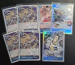 4x Prisoner Of Impel Down OP16-042 The Time Of Battle Foil English One Piece NM+ - Image 1