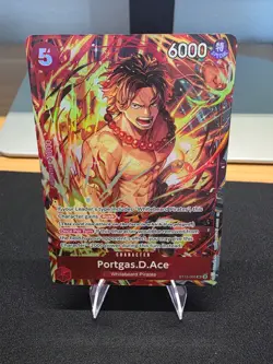 Portgas D. Ace SR Parallel Alt Art ST15-005 Illustration Vol 5 Promo One Piece - Image 1