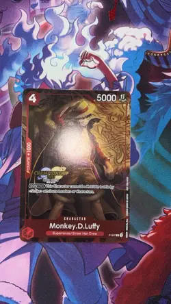 Monkey.D.Luffy (007) (CS 2023 Celebration Pack) P-007 One Piece Stamped Promo - Image 2