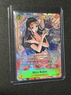 One Piece Nico Robin SR Alt Art AA EB03-055 Heroines edition English - Image 1