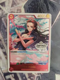 One Piece Card English Overseas Version Nico Robin CS Promo Championship - Image 1