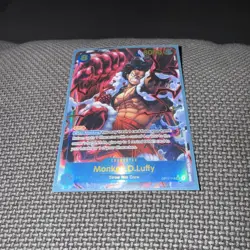 Monkey D. Luffy OP11-118 SEC Parallel :A Fist of Divine Speed ONE PIECE English - Image 2