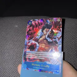 Monkey D. Luffy OP11-118 SEC Parallel :A Fist of Divine Speed ONE PIECE English - Image 3