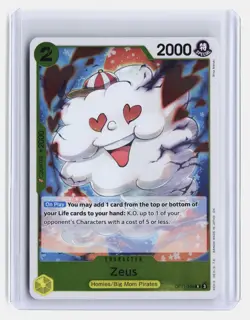 Zeus A Fist of Divine Speed #OP11-106 Rare Foil - Image 1
