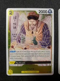 2x OP05-106 Shura Rare One Piece TCG Card Awakening Of The New Era NM See Pics * - Image 2