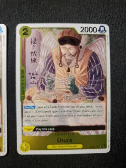 2x OP05-106 Shura Rare One Piece TCG Card Awakening Of The New Era NM See Pics * - Image 3