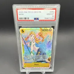 One Piece Nami Special Holo EB03-053 English PSA 10 Extra Booster Heroines 2026 - Image 1