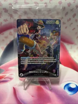 Monkey.D.Luffy Leader Foil OP05-060 Promo PSA Magazine 5000 Life 5 NM/MINT - Image 1