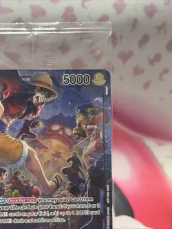 Monkey.D.Luffy Leader Foil OP05-060 Promo PSA Magazine 5000 Life 5 NM/MINT - Image 3