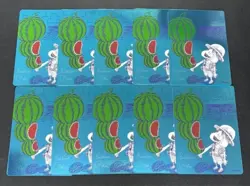ONE PIECE METAKIRA LUFFY CARD RARE JAPAN FAIR NATSU COMI 2026 Set of 10 cards - Image 1