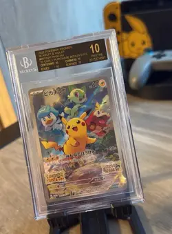 Pokemon Pikachu Promo SV-P 001 Scarlet Violet Japanese BGS 10 Black Label Japan - Image 2