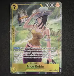 Bandai One Piece TCG Nico Robin Character OP15-109 R Alt Art Foil English 7000 - Image 1