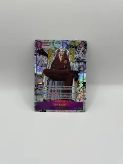One Piece Sakazuki (Manga) OP16-065 The Time of Battle Foil Special Alt Art - Image 1