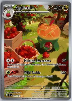 Appletun 211/191 Illustration Rare Surging Sparks Pokemon NM - Image 1