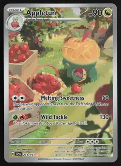 Appletun 211/191 Illustration Rare Surging Sparks Pokemon Near Mint - Image 1
