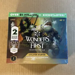 NEW SEALED Wonders of the First 2-Player Starter Set Kit With Bonus Packs CCG… - Image 1