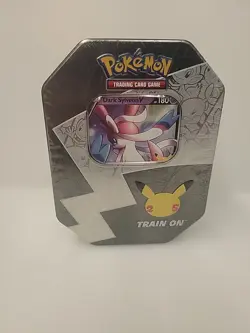 Pokemon DARK SYLVEON V Tin Pokemon 25th Celebrations FACTORY SEALED - Image 1
