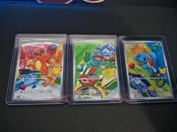 Pokemon TCG First Partner Illustration Collection Series 1 Kanto GEN 1 Starters - Image 1