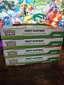 Pokemon TCG First Partner Series 1 Illustration Collection Boxes X 4!!! - Image 3