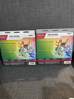 Pokemon TCG First Partner Illustration Collection Series 1 Pack Lot of 2 Promo - Image 2