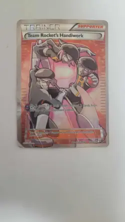 Pokemon Team Rocket's Handiwork 124/124 Fates Collide Ultra Rare Holo HP - Image 1