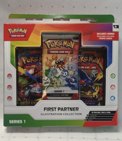 Pokemon TCG First Partner Illustration Collection Series 1 Box 🔥💧🌿 - Image 1