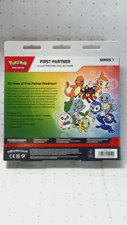 Pokemon TCG First Partner Illustration Collection Series 1 Box 🔥💧🌿 - Image 2