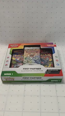 Pokemon TCG First Partner Illustration Collection Series 1 Box 🔥💧🌿 - Image 5
