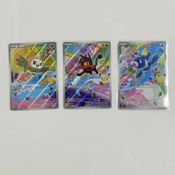 Pokemon TCG First Partner Illustration Collection Series 1 Promos Set 43, 44, 45 - Image 1