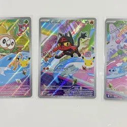 Pokemon TCG First Partner Illustration Collection Series 1 Promos Set 43, 44, 45 - Image 3