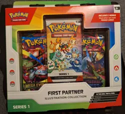 Pokemon TCG First Partner Illustration Collection Series 1 Promo Box - Image 1