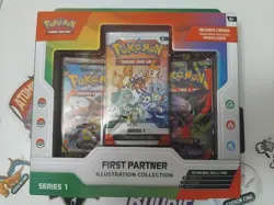 Pokemon TCG First Partner Illustration Collection Series 1 Box Promo Boosters - Image 1