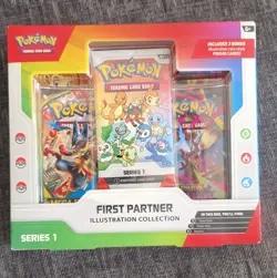 Pokemon TCG First Partner Illustration Collection Series 1 Promo Box - Image 1