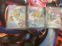 Pokemon First partner Illustration Collection Series 1 - Generation 4 Free Ship - Image 1