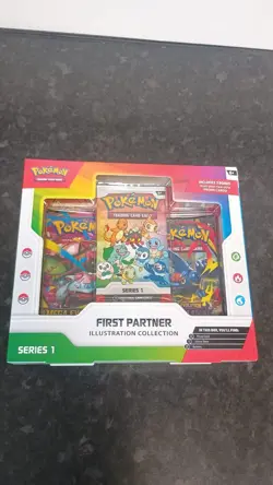 Pokemon TCG First Partner Illustration Collection Series 1 Box - Image 1