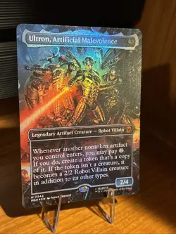 Ultron, Artificial Malevolence (Borderless) (0344) Marvel Super Heroes Foil - Image 2
