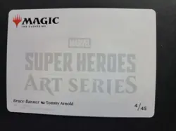 Bruce Banner Art Card 4/45 MTG Marvel Super Heroes - Image 2