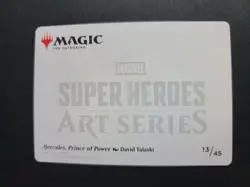 Hercules, Prince of Power Art Card 13/45 MTG Marvel Super Heroes - Image 2