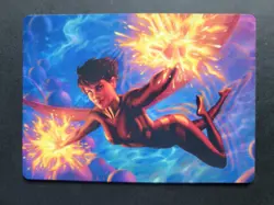 The Wasp, Winsome Avenger Art Card 32/45 MTG Marvel Super Heroes - Image 1