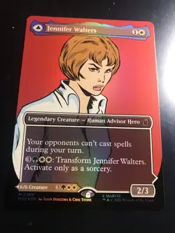 MTG Jennifer Walters (Borderless) 0388 FOIL - Marvel Super Heroes (MSH) She Hulk - Image 1