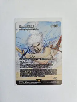 Magic The Gathering Final Fantasy Hero Of Light 0001 | NM | BORDERLESS | RARE - Image 1
