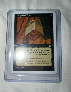 Wizards of the Coast MTG Imperial Seal P3K Rare Regular English 78/180 1999 - Image 1