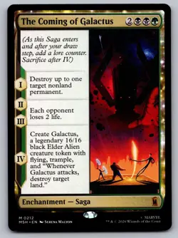 The Coming of Galactus 212 Mythic Marvel Super Heroes Magic: The Gathering NM - Image 1