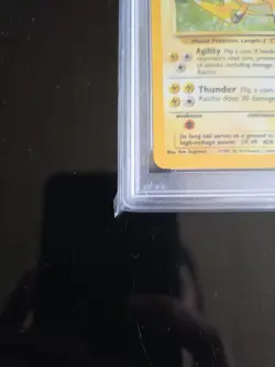 1999 Pokemon Card TCG Base Set Raichu PSA 8 Holo Vintage 14/102 - Image 3